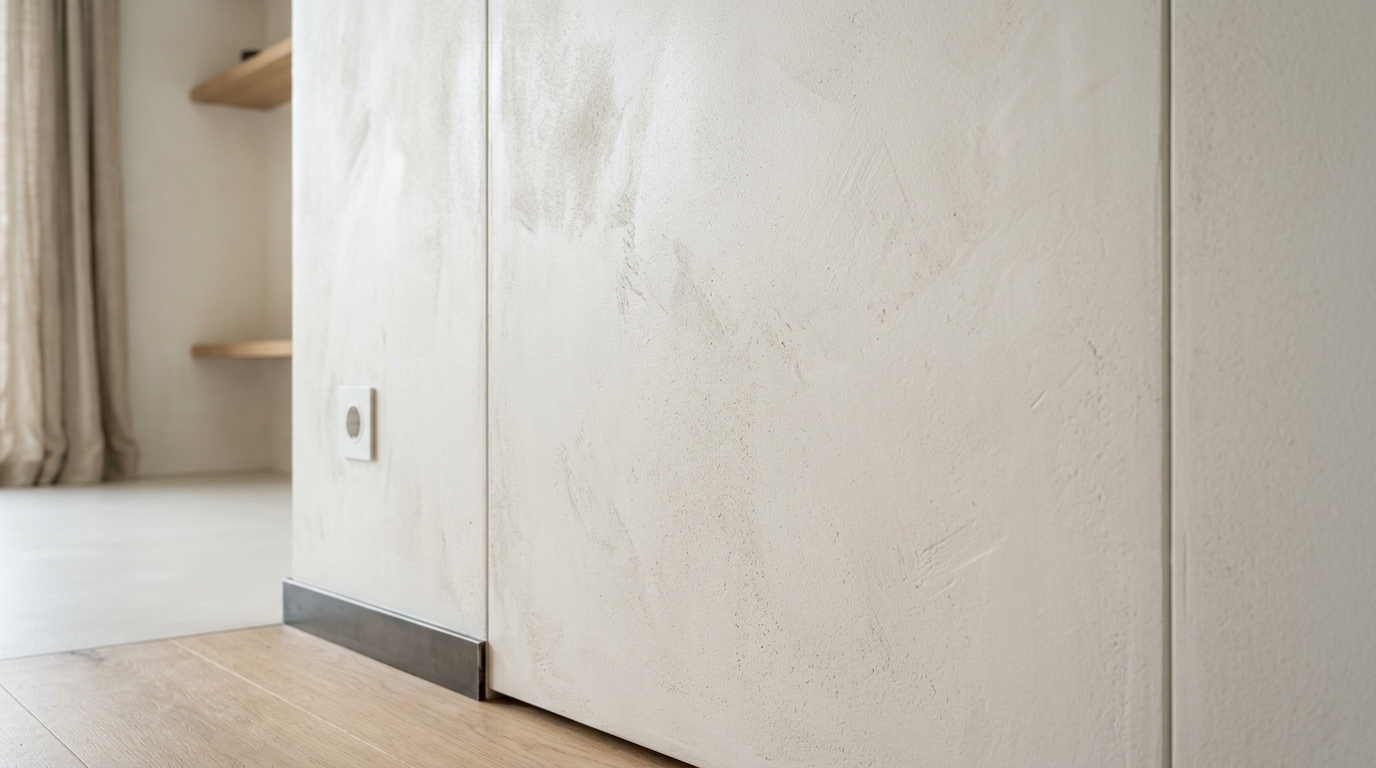 Clear protective sealer wall finish example